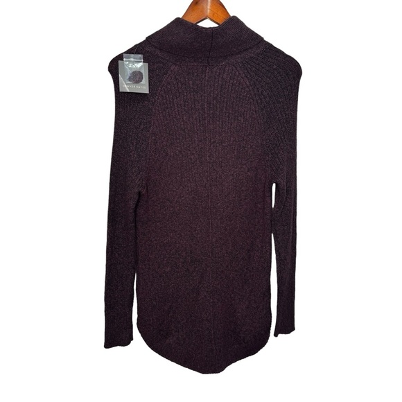 Denver Hayes Purple Knit Turtleneck Sweater Size Small NWT - Picture 2 of 7